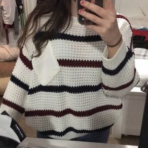 striped sweater!!